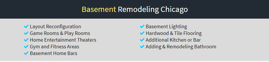 Basement Remodeling & Renovation Contractor